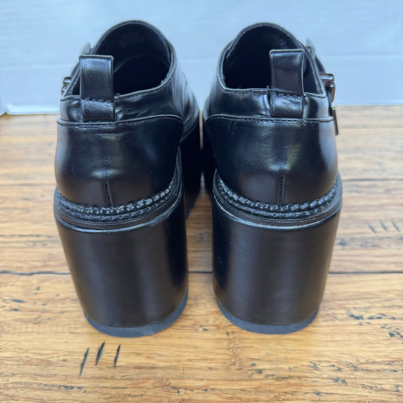 Current Mood Kickin’ Bass Platform Creeper Loafer Black Women’s Size - Picture 3 of 8